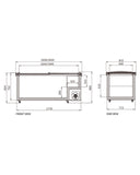 Supermarket Island Freezer SD/SC-1800RS - 2