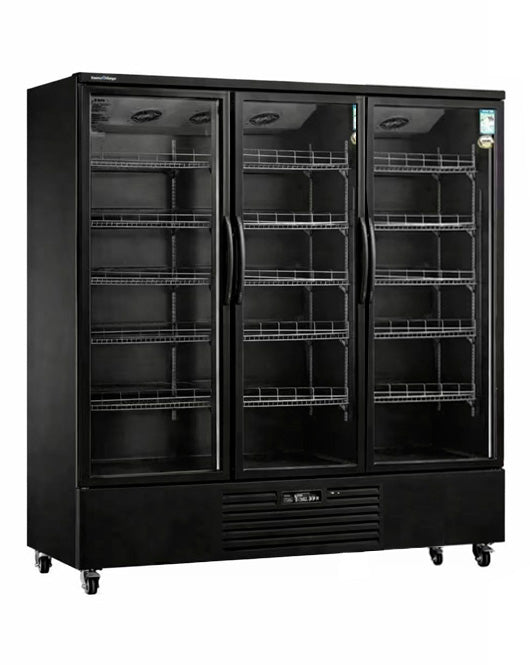 Triple Glass Door Display Fridge LC-1500FX(Black)