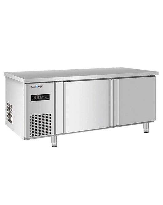 Stainless Double Door Workbench Freezer PLD-12N2F (600MM)