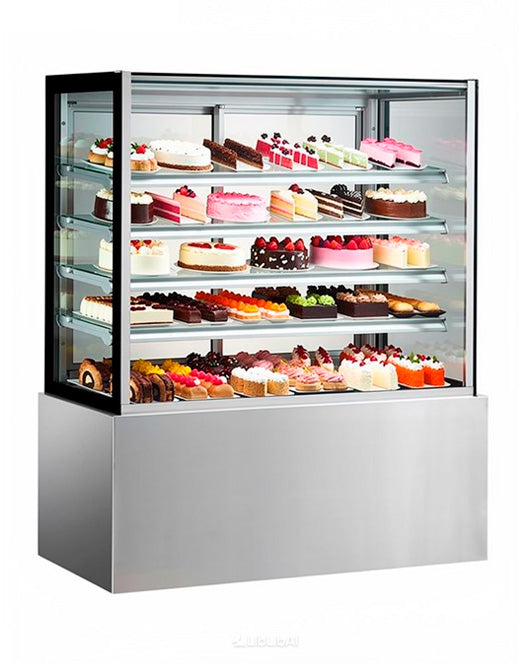 Square Glass Chilled Food Display DG-1500FZH4 - 3