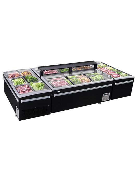 Modular Supermarket Island Freezer CQZ-18D - 2