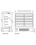Supermarket Vertical Display Chiller XC-ZL-25-A/770 - 2